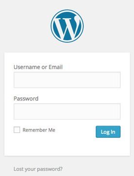 login masuk untuk wordpress