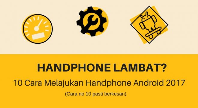 melajukan handphone android