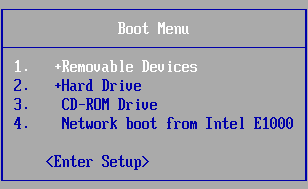 boot daripada USB Flash Drive atau removable drive