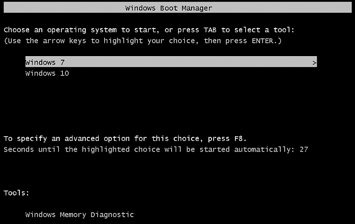 menu boot manager pada window 7