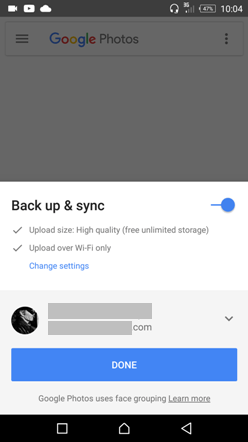restore foto dan video guna google photos