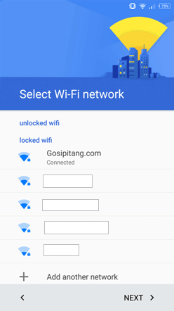 android restore sambung wifi