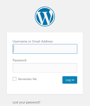 log masuk wordpress