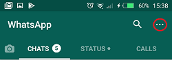 butang menu whatsapp