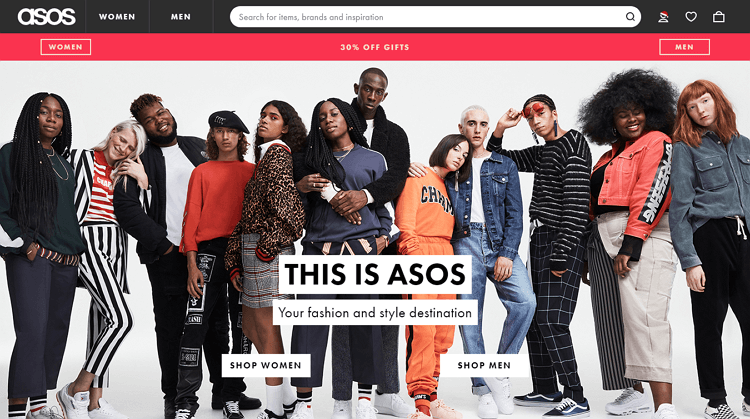 asos laman web online shopping popular di malaysia