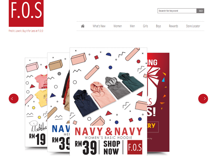 fos laman web online shopping malaysia