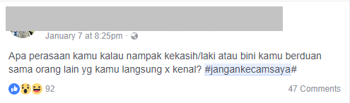 hashtag di facebook