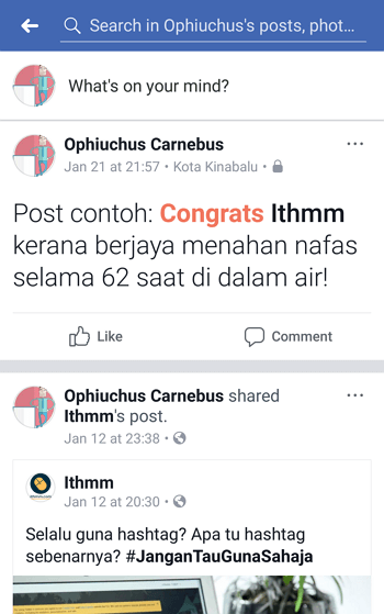 text delight facebook congrats