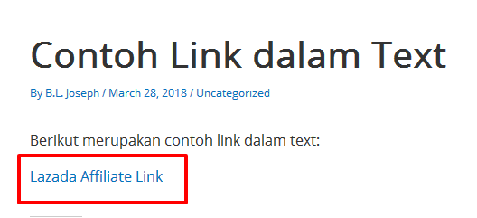 Contoh Link dalam Text ithmm