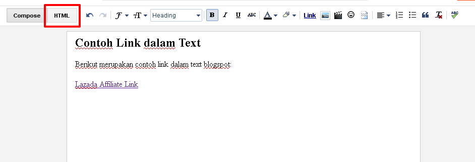 blogspot klik html