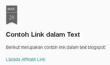 contoh link dalam text blogspot