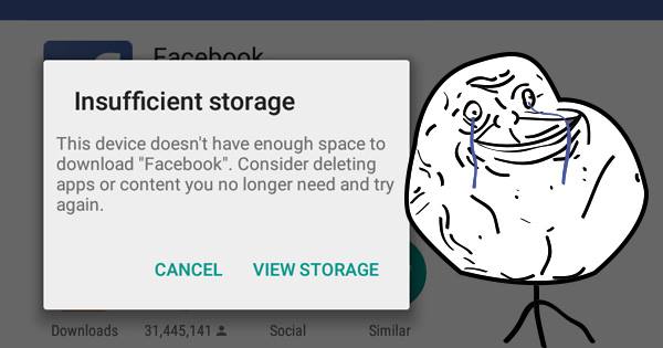 internal memory handphone penuh