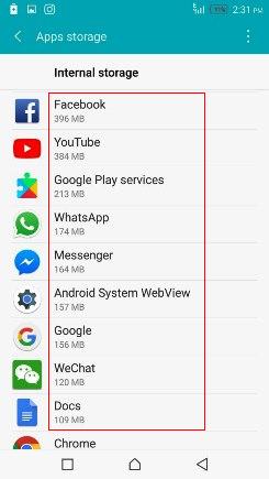 saiz cache menambah saiz keseluruhan apps