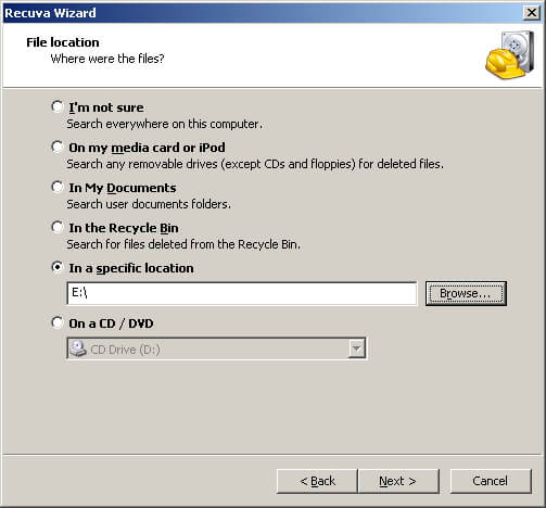 dapatkan semula fail terpadam guna software