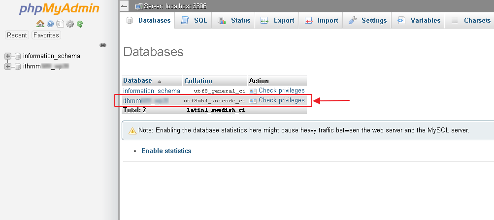 database laman anda