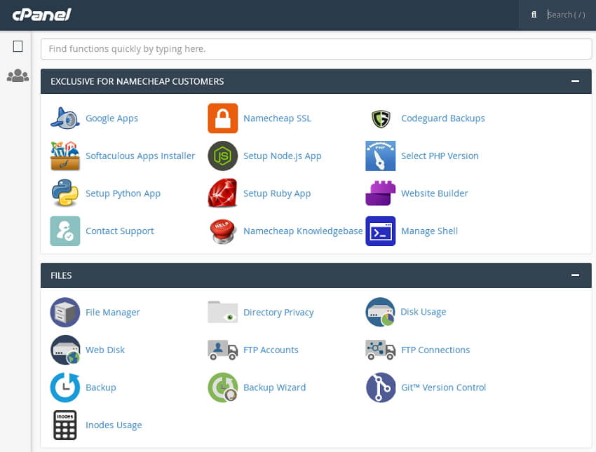 paparan terbaru cpanel