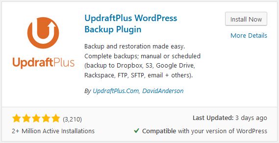 plugin updraftplus