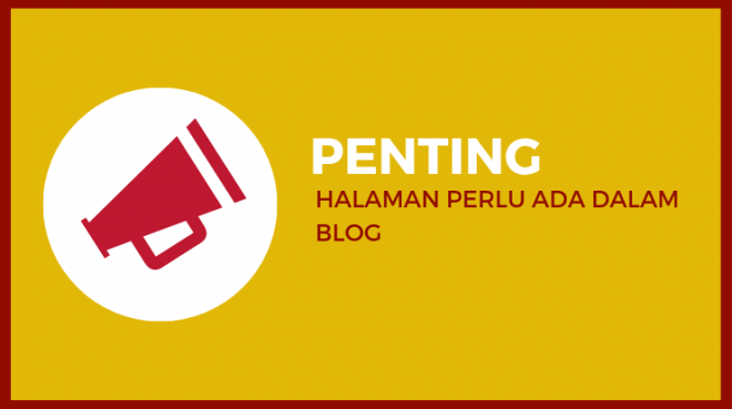 halaman penting blog