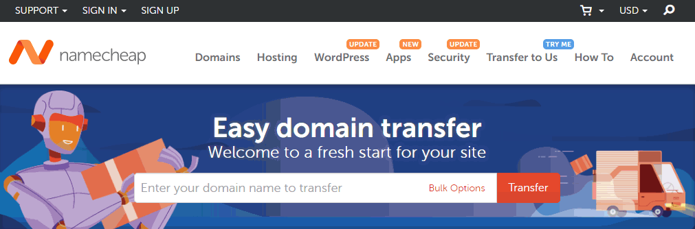 laman transfer domain
