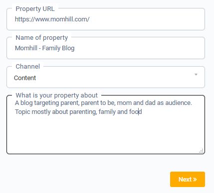 property information siap isi