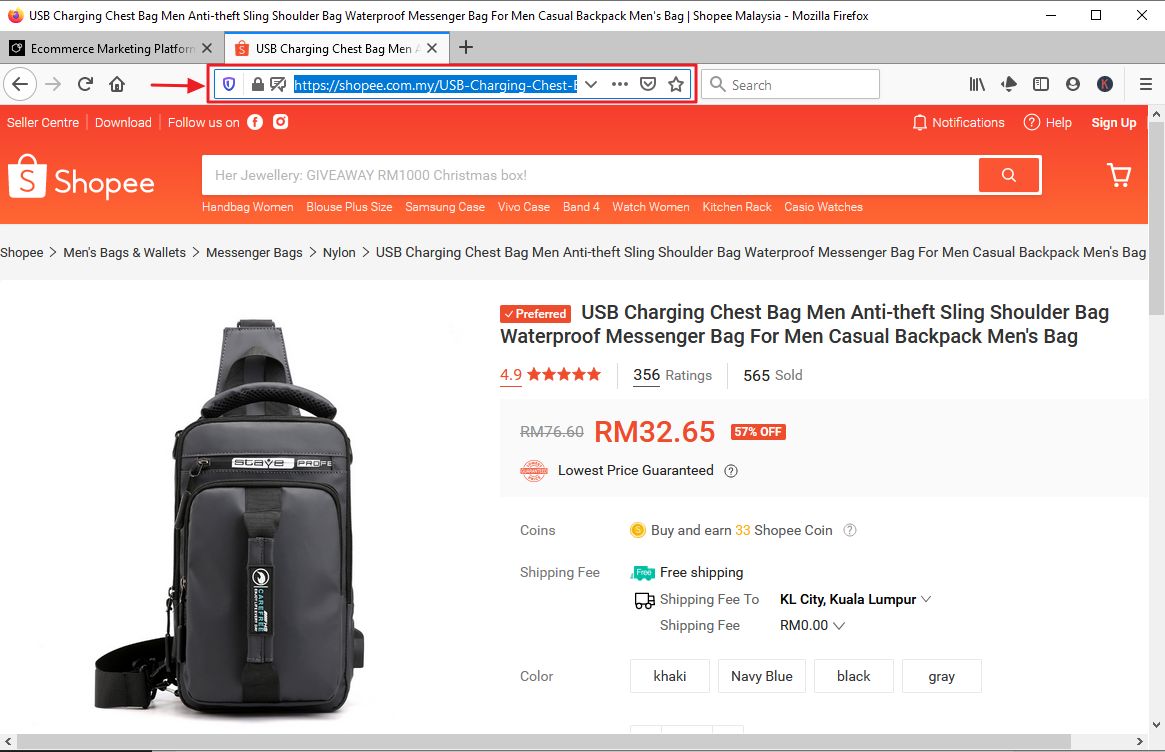 url produk shopee