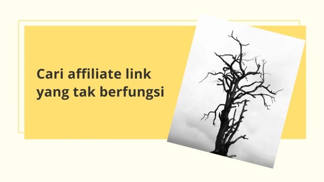 Periksa Broken Link Affiliate