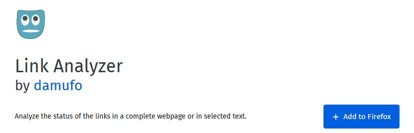 broken link analyzer untuk firefox
