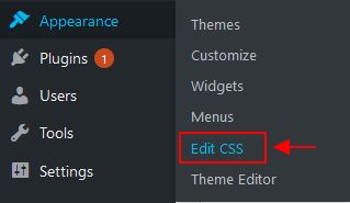 cara akses edit css