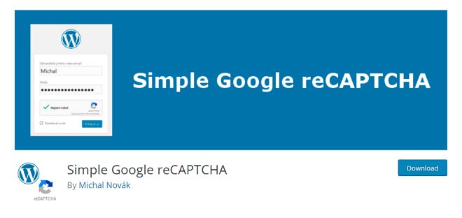 simple google recaptcha plugin oleh micheal plugin penting untuk blog