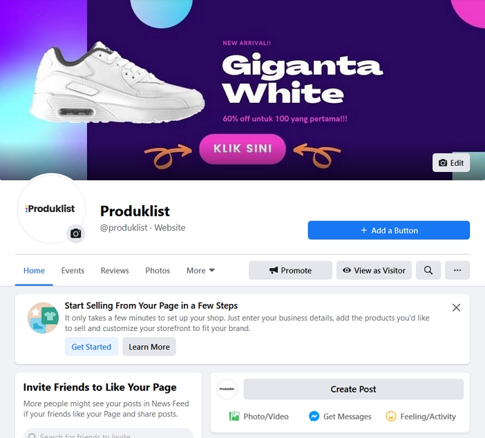 contoh banner facebook kreatif