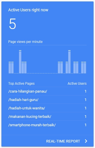 pautan laporan penuh untuk report dalam google analytics