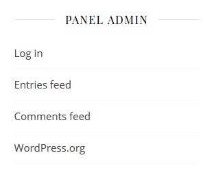 panel login untuk admin di wordpress