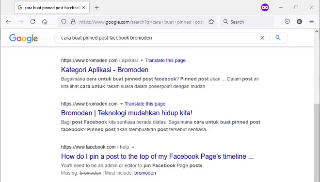 contoh masalah duplicate url