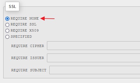 ssl require none