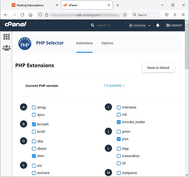 paparan bahagian update php version