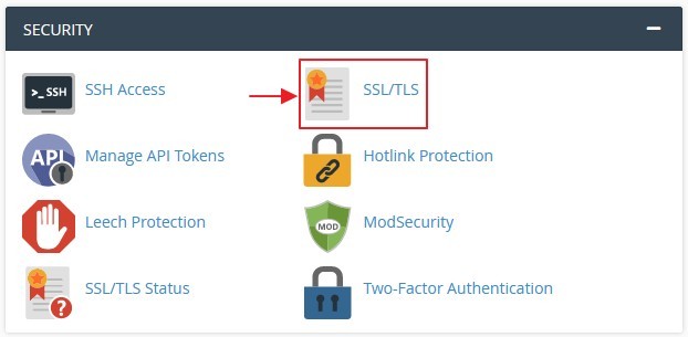 menu ssl tls